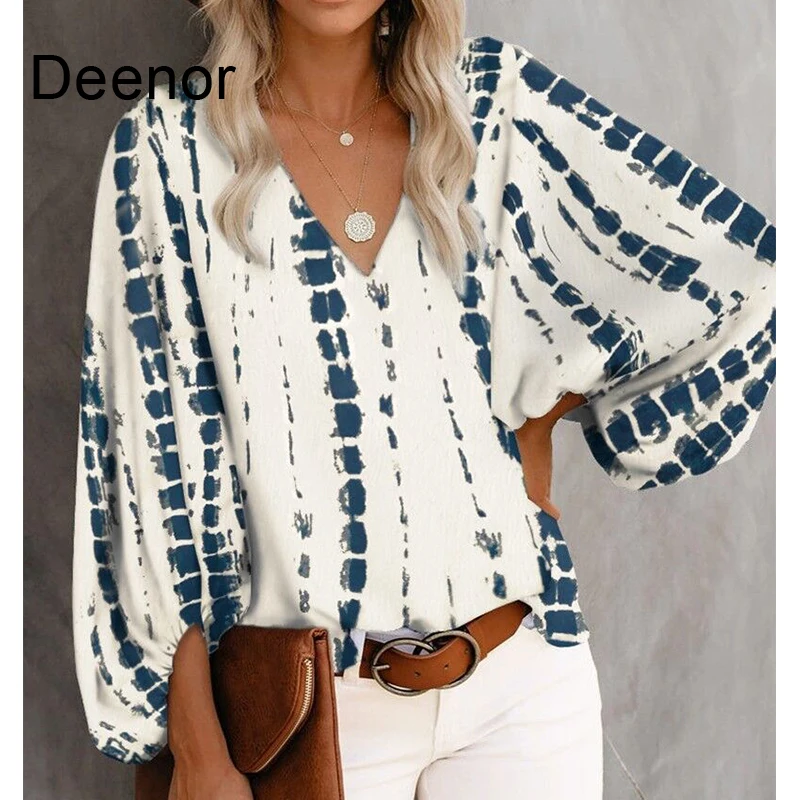 Женская блузка с длинным рукавом-фонариком и V-образным вырезом
Женская блузка с длинным рукавом-фонариком и V-образным вырезом