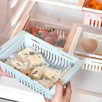 Adjustable Stretchable Refrigerator Organizer Drawer Basket Fridge Pull-out Drawers Spacer Layer Storage Rack Pull-out Drawer
Adjustable Stretchable Refrigerator Organizer Drawer Basket Fridge Pull-out Drawers Spacer Layer Storage Rack Pull-out Drawer