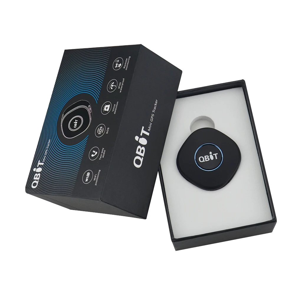 Mini Qbit Small Personal GPS Tracker for Kids Elderly Pets Locator GPS LBS Real Time Tracking Device with SOS And Two Way Talk
Mini Qbit Small Personal GPS Tracker for Kids Elderly Pets Locator GPS LBS Real Time Tracking Device with SOS And Two Way Talk