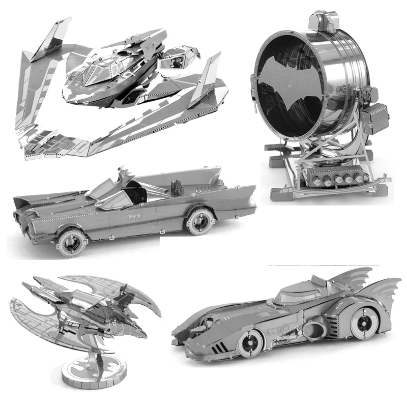 Batmobile 3D Metal Puzzle BAT-Signal Batwing TV Batmobile model KITS Assemble Jigsaw Puzzle Gift Toys For Children
Batmobile 3D Metal Puzzle BAT-Signal Batwing TV Batmobile model KITS Assemble Jigsaw Puzzle Gift Toys For Children