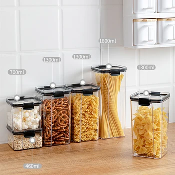Multifunctional Storage Box Ultra Clear Food Containers Save Space Food Sealed Can Nut Snack Storage Kitchen Storage
Multifunctional Storage Box Ultra Clear Food Containers Save Space Food Sealed Can Nut Snack Storage Kitchen Storage
