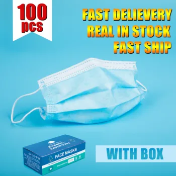 Anti-Pollution Disposable Face Masks 25Pcs 3Layer Dust Protection Masks Hanging Ear Dust Filter Safety Mask Elastic Facial Mask
Anti-Pollution Disposable Face Masks 25Pcs 3Layer Dust Protection Masks Hanging Ear Dust Filter Safety Mask Elastic Facial Mask