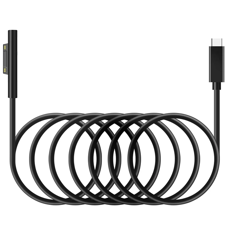 USB Type C 15V PD Power Supply Charger Adapter Charging Cable for Surface Pro 7/6/5/4
USB Type C 15V PD Power Supply Charger Adapter Charging Cable for Surface Pro 7/6/5/4