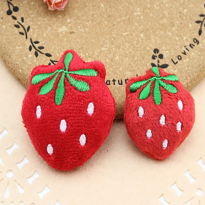 10pcs/lot DIY Handmade cute red strawberry Padded Patches Appliques For Clothes Sewing Supplies DIY Hair Decoration
10pcs/lot DIY Handmade cute red strawberry Padded Patches Appliques For Clothes Sewing Supplies DIY Hair Decoration