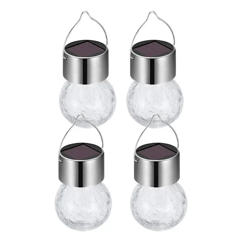 The new solar lights of crack spots crack ball hanging light colorful decorative solar garden light
The new solar lights of crack spots crack ball hanging light colorful decorative solar garden light
