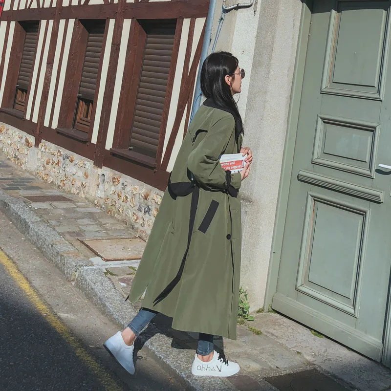 2019 Spring And Autumn New Style Army Green Trench Coat Women's Mid-length Short-height Students Coat Slim Fit Slimming Versatil
2019 Spring And Autumn New Style Army Green Trench Coat Women's Mid-length Short-height Students Coat Slim Fit Slimming Versatil