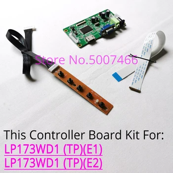 For LP173WD1 (TP)(E1)/(TP)(E2) 17.3" notebook LCD screen 1600*900 WLED VGA HDMI 30Pin-eDP display controller drive card DIY kit
For LP173WD1 (TP)(E1)/(TP)(E2) 17.3" notebook LCD screen 1600*900 WLED VGA HDMI 30Pin-eDP display controller drive card DIY kit