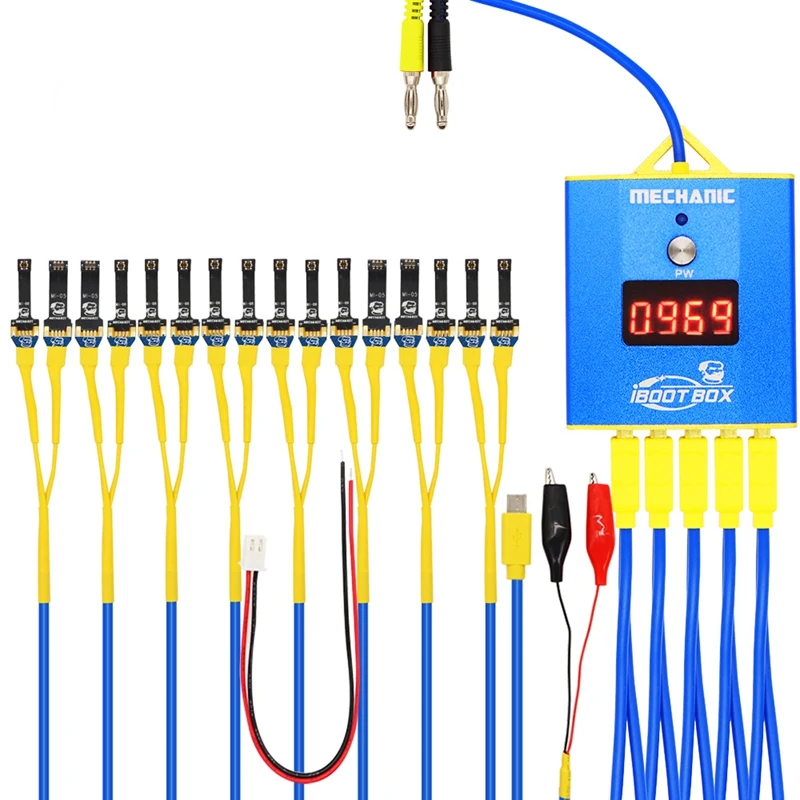 Mechanic IBoot Box for iPhone Android Repair DC Power Supply Cable Mobile Phone Battery Boot Repair Cable
Mechanic IBoot Box for iPhone Android Repair DC Power Supply Cable Mobile Phone Battery Boot Repair Cable