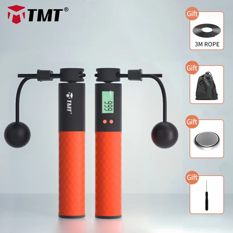 TMT Electronic Children Jump Rope Speed Wireless Skipping Adjustable 3m Crossfit Anti-Slip Handle for Workout Jumping Training
TMT Electronic Children Jump Rope Speed Wireless Skipping Adjustable 3m Crossfit Anti-Slip Handle for Workout Jumping Training