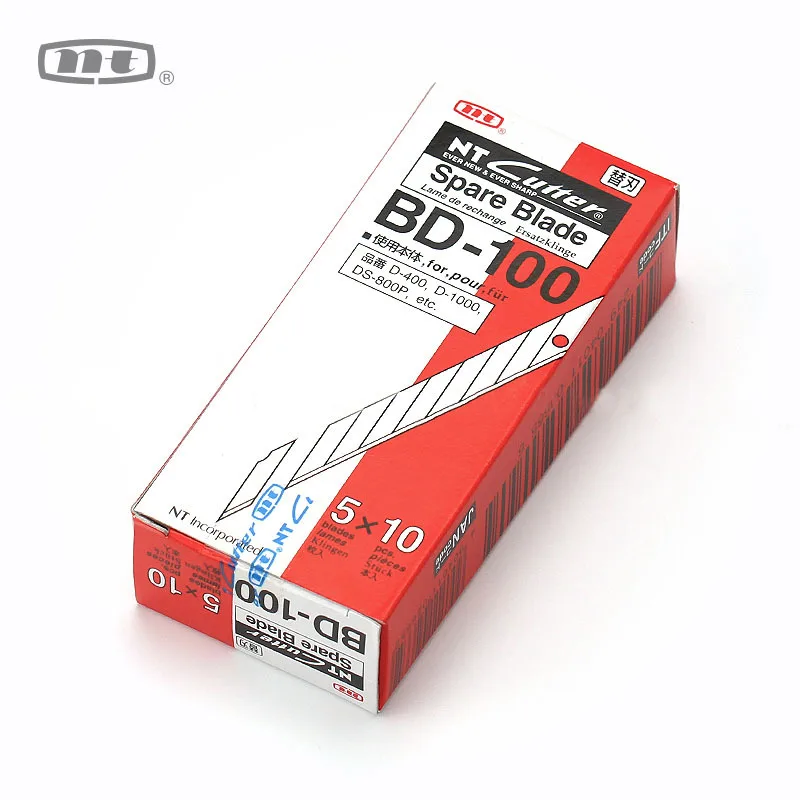 Wholesale NT Cutter BD-100 Soomee Work Blade 30-Degree Angle Cutting ti ren Carveed Blade
Wholesale NT Cutter BD-100 Soomee Work Blade 30-Degree Angle Cutting ti ren Carveed Blade