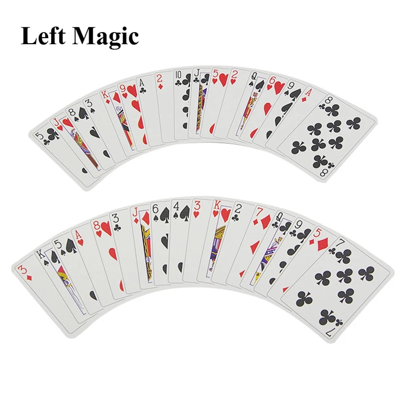 Poker Shift Magic Tricks Playing Cards Change Positions Magic Props Close Up Street Stage Magic Accessary Mentalism Magician
Poker Shift Magic Tricks Playing Cards Change Positions Magic Props Close Up Street Stage Magic Accessary Mentalism Magician