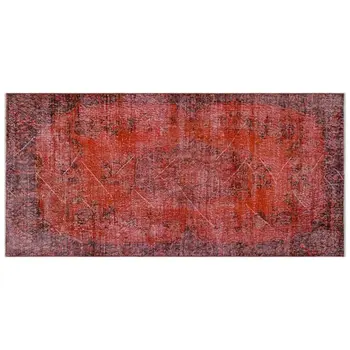 Handmade Red Vintage Overdyed Turkish Area Rug 109x221 Cm-3'7''X7'3''
Handmade Red Vintage Overdyed Turkish Area Rug 109x221 Cm-3'7''X7'3''