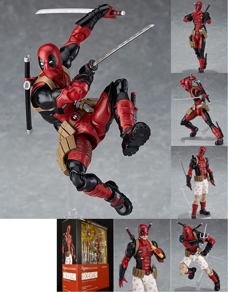 Figma 042 Marvel Deadpool DX Version Movable Joint Toy Garage Kit Decoration Model
Figma 042 Marvel Deadpool DX Version Movable Joint Toy Garage Kit Decoration Model