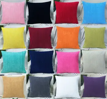 Striped Corduroy Sofa Pillow Cases Decorative Cushion Cover Home Plain Large UK Decor Plush 18"
Striped Corduroy Sofa Pillow Cases Decorative Cushion Cover Home Plain Large UK Decor Plush 18"