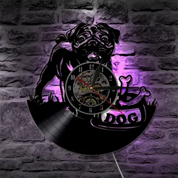 Cute Pug Dog LED Wall Clock Battery Operated Lighting Color Change Remote Controller Home Decor Silent 12 inch
Cute Pug Dog LED Wall Clock Battery Operated Lighting Color Change Remote Controller Home Decor Silent 12 inch