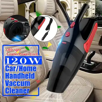 New 3-in-1 2800Pa 120W Car Vacuum Cleaner with LED Light 12V 5M Power Cord For Car Home Wet/Dry dual-use Handheld Car Aspirateur
New 3-in-1 2800Pa 120W Car Vacuum Cleaner with LED Light 12V 5M Power Cord For Car Home Wet/Dry dual-use Handheld Car Aspirateur
