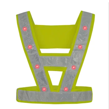 16pcs LED Reflective Strap Vest Night Warning Vest Cycling Working Outdoor Safety Clothes Shining safety vest
16pcs LED Reflective Strap Vest Night Warning Vest Cycling Working Outdoor Safety Clothes Shining safety vest