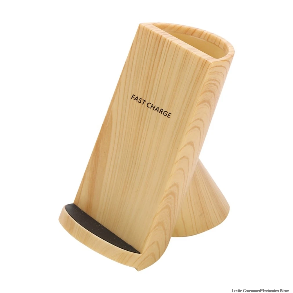 Fast Wireless Charger Mobile Universal Wood Pen Phone Holder Vertical Fast Charge Wood Grain Wireless Charger dropshipping
Fast Wireless Charger Mobile Universal Wood Pen Phone Holder Vertical Fast Charge Wood Grain Wireless Charger dropshipping