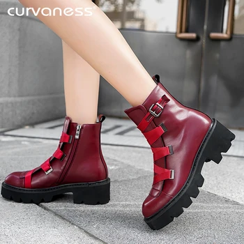 Platform Martins Boots Shoes Women Genuine Leather Boots Motorcycle Boots High Height Increasing Ladies Shoes Botin Mujer
Platform Martins Boots Shoes Women Genuine Leather Boots Motorcycle Boots High Height Increasing Ladies Shoes Botin Mujer