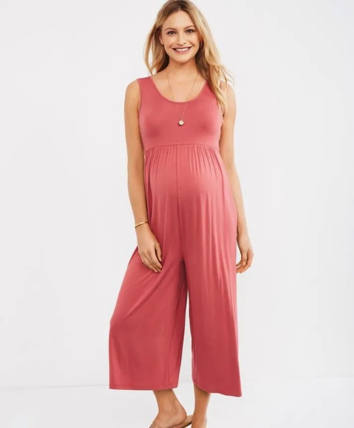 Explosion models fashion pregnant women solid color round neck sleeveless tide comfortable conjoined wide leg pregnant suit
Explosion models fashion pregnant women solid color round neck sleeveless tide comfortable conjoined wide leg pregnant suit