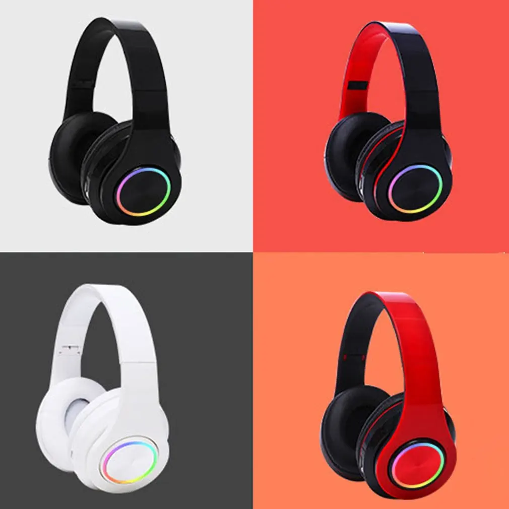 Smart Headphone Sport Muisc Stereo Noise Cancelling Wired+Wireless Foldable Support Tf Card Light-Emitting
Smart Headphone Sport Muisc Stereo Noise Cancelling Wired+Wireless Foldable Support Tf Card Light-Emitting