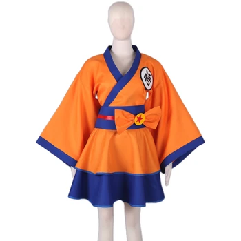 Anime Dragon Ball Z GoKu Cosplay Costumes Goku Lolita Clothes Suit Women Kimono Dress for Halloween costume
Anime Dragon Ball Z GoKu Cosplay Costumes Goku Lolita Clothes Suit Women Kimono Dress for Halloween costume