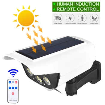 Solar Outdoor Light Motion Sensor LED Wall Light Security Virtual Camera Outdoor Flood Light IP66 Waterproof Garden Street Light
Solar Outdoor Light Motion Sensor LED Wall Light Security Virtual Camera Outdoor Flood Light IP66 Waterproof Garden Street Light