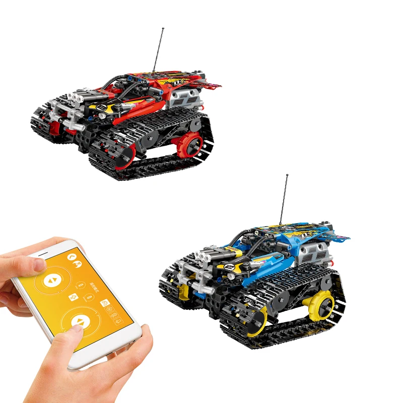 Legoing Technic Car Tracked Vehicles Electric Motor Mobile APP Remote Control Truck Model Set Building Blocks Toys For Children
Legoing Technic Car Tracked Vehicles Electric Motor Mobile APP Remote Control Truck Model Set Building Blocks Toys For Children