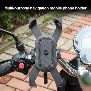 Self-locking Motorcycle Bicycle Motor Bike Phone Navigation Holder Support Handlebar Mount Clip Bracket For 3.5-6.5 Inch Mobile
Self-locking Motorcycle Bicycle Motor Bike Phone Navigation Holder Support Handlebar Mount Clip Bracket For 3.5-6.5 Inch Mobile