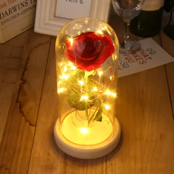 Preserved Fresh Flower Forever Rose Flower Glitter Glowing Flashing LED Hotel Valentine'S Day Restaurant Floral Decor
Preserved Fresh Flower Forever Rose Flower Glitter Glowing Flashing LED Hotel Valentine'S Day Restaurant Floral Decor