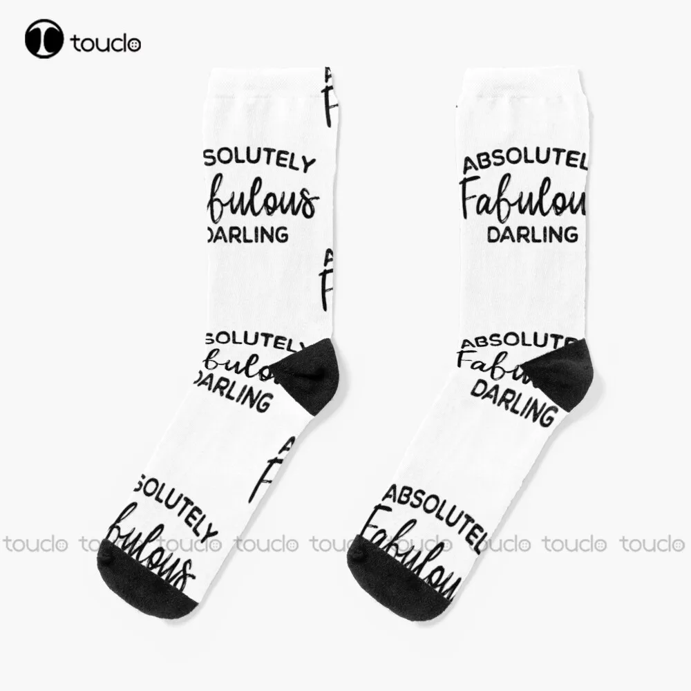 

Absolutely Fabulous Darling Socks Slipper Socks Women Personalized Custom Unisex Adult Teen Youth Socks 360° Digital Print Gift