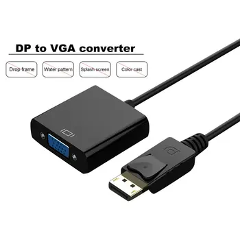 DisplayPort Display Port DP to VGA Adapter Cable Male to Female Converter for PC Computer Laptop HDTV Monitor Projector
DisplayPort Display Port DP to VGA Adapter Cable Male to Female Converter for PC Computer Laptop HDTV Monitor Projector