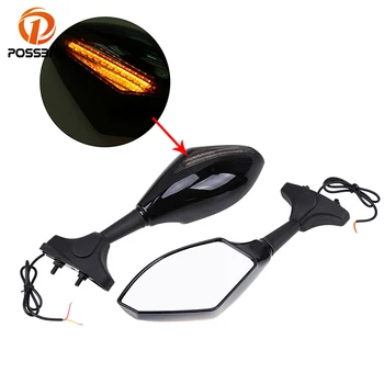 POSSBAY Motorcycle Mirrors With Turn Signals Light End Handlebar Mirrors For Honda Harley Yamaha Suzuki Cafe Racer Mirrors
POSSBAY Motorcycle Mirrors With Turn Signals Light End Handlebar Mirrors For Honda Harley Yamaha Suzuki Cafe Racer Mirrors