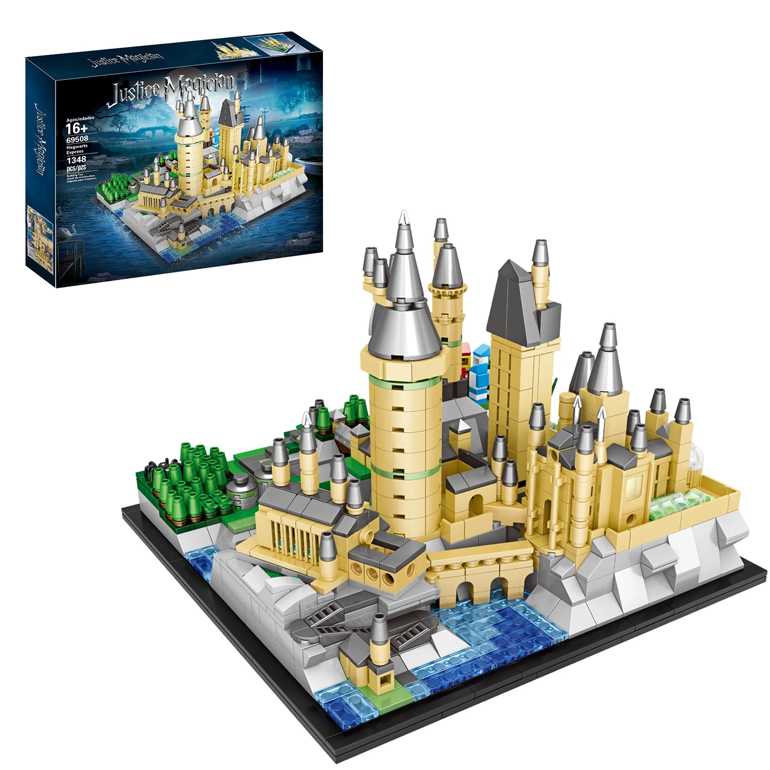 1348Pcs MOC Street View Bricks Model Water Castle Building Blocks Small Particle Stem Toy Gift For 8+
1348Pcs MOC Street View Bricks Model Water Castle Building Blocks Small Particle Stem Toy Gift For 8+