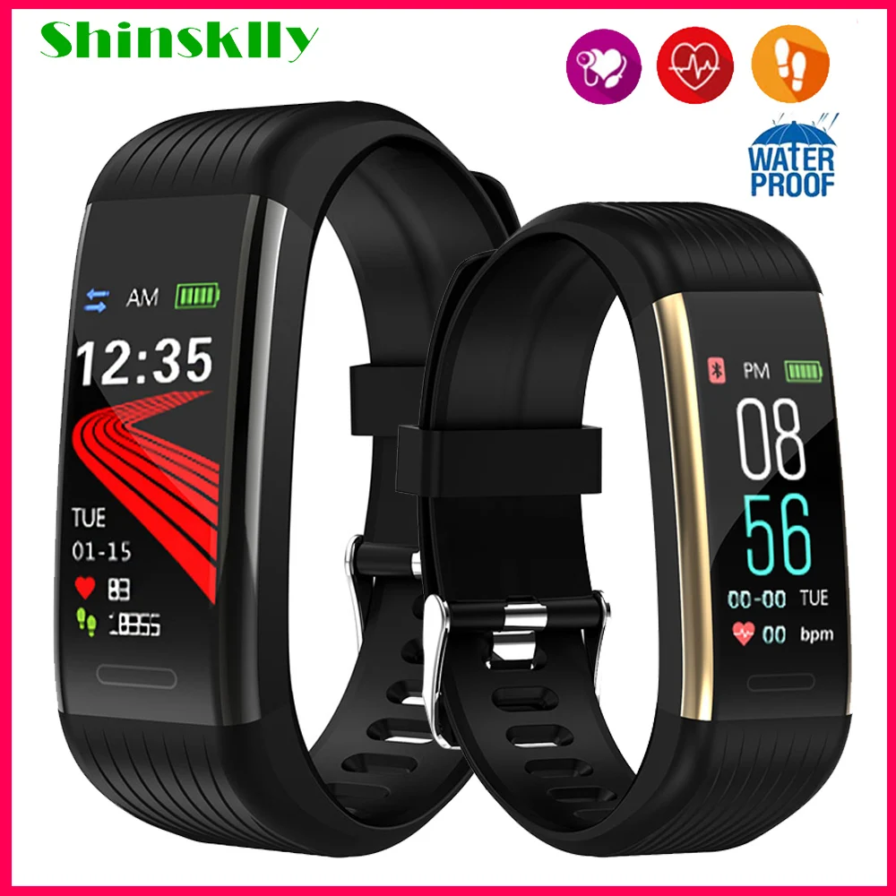 Smart Bracelet Men Blood Pressure Waterproof Fitness Bracelet Pedometer Heart Rate Monitor Fitness Tracker Watch For Android IOS
Smart Bracelet Men Blood Pressure Waterproof Fitness Bracelet Pedometer Heart Rate Monitor Fitness Tracker Watch For Android IOS