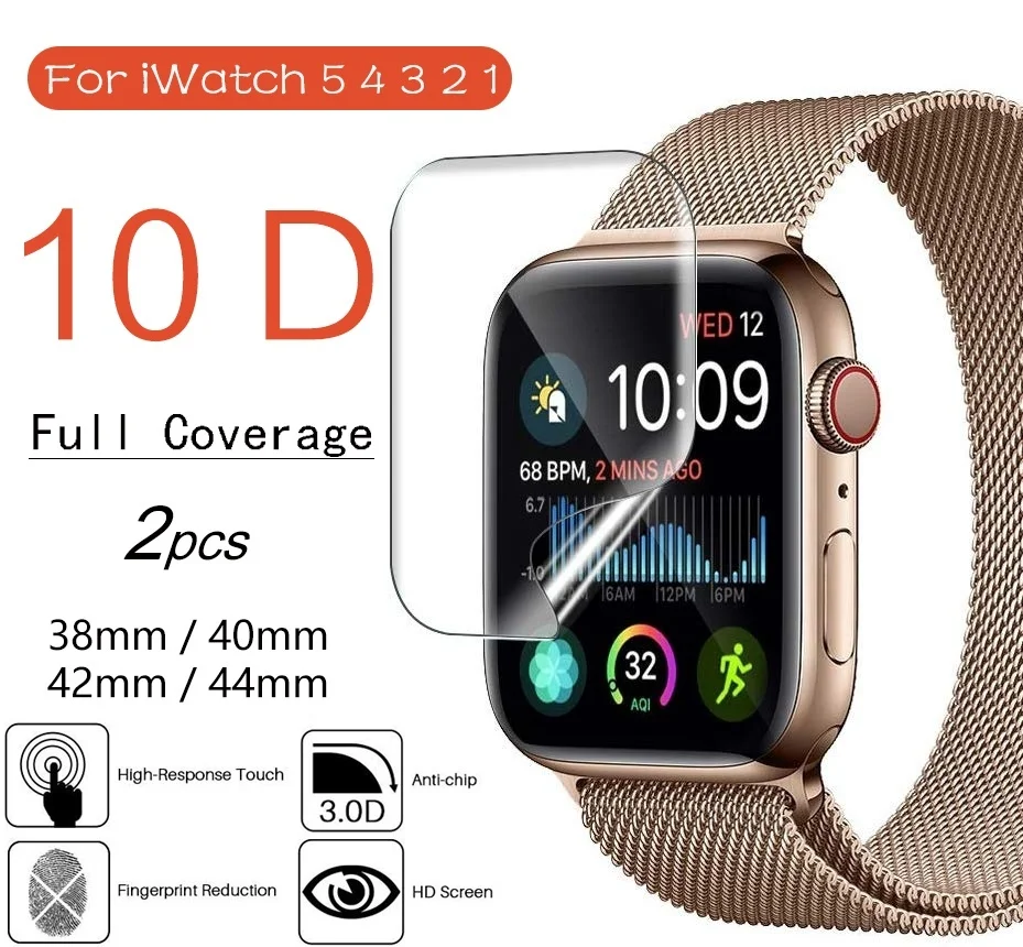 Screen Protector Cover For Apple Watch 5 4 3 2 1 42mm 38mm Protective Film 40mm 44mm For iWatch5 Screen protector
Screen Protector Cover For Apple Watch 5 4 3 2 1 42mm 38mm Protective Film 40mm 44mm For iWatch5 Screen protector