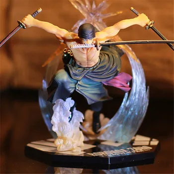 17cm Anime One Piece Ronoa Zoro Ghost Three-knife Ghost Cut Ver. Sauron PVC Action Figure Collect Model Gift Luffy anime figure 
17cm Anime One Piece Ronoa Zoro Ghost Three-knife Ghost Cut Ver. Sauron PVC Action Figure Collect Model Gift Luffy anime figure