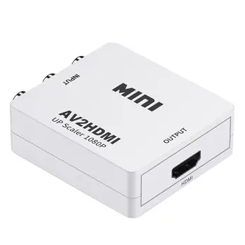 HW-2105 AV to 1080P HDMI Adapter Compact and Portable Carry Convenient Video Converter for TV Box DVD VCD Game Console
HW-2105 AV to 1080P HDMI Adapter Compact and Portable Carry Convenient Video Converter for TV Box DVD VCD Game Console