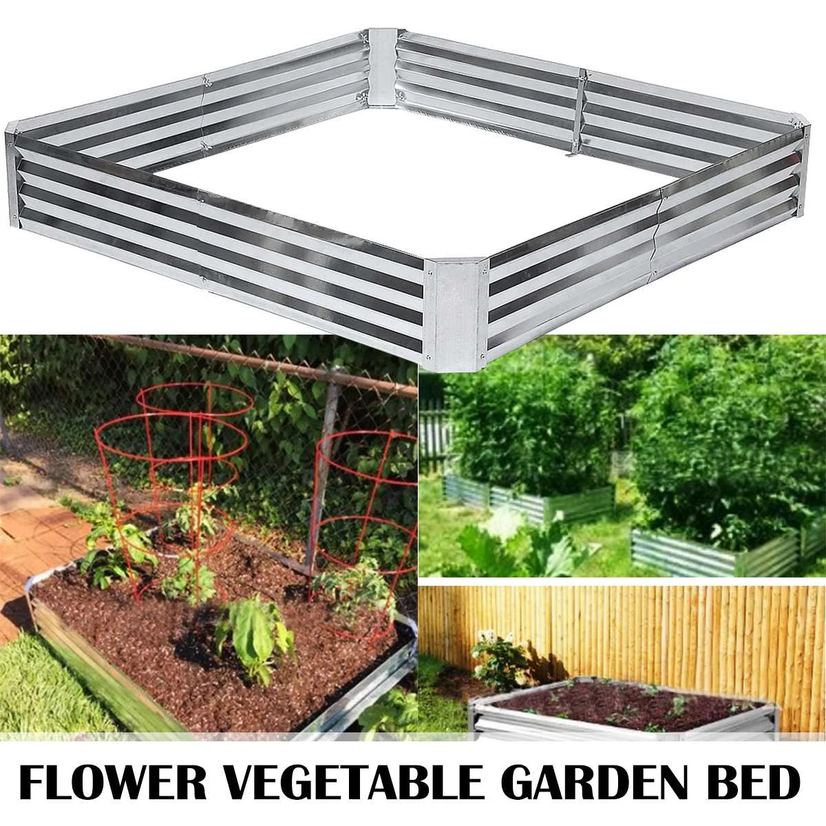 Stainless Steel Raised Garden Bed Square Planting Container Grow Bags Breathable Planter Pot for Plants Nursery Pot
Stainless Steel Raised Garden Bed Square Planting Container Grow Bags Breathable Planter Pot for Plants Nursery Pot