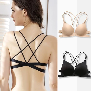 Women Back Beautify Ladies Front Closure Wire Free Fashion Bra Sexy Padded Lingerie Bralette Gather Push Up Bra
Women Back Beautify Ladies Front Closure Wire Free Fashion Bra Sexy Padded Lingerie Bralette Gather Push Up Bra