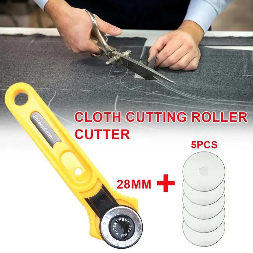 28mm Patchwork Roller Wheel Round Knife Leather Cloth Wallpaper Cutting Circular Cutter DIY Sewing Leather Craft Tools Accessory
28mm Patchwork Roller Wheel Round Knife Leather Cloth Wallpaper Cutting Circular Cutter DIY Sewing Leather Craft Tools Accessory