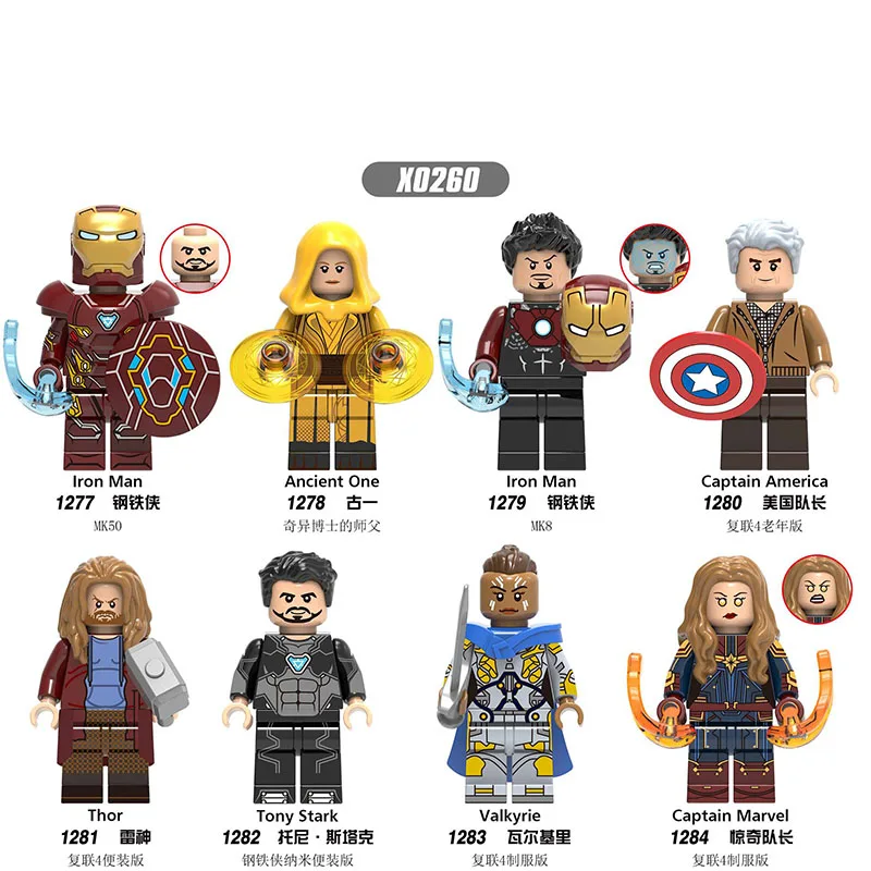 Building Blocks Figures Avengers 4 Iron Man Ancient One Captain America Thor Tony Stark Figures Action Toys For Children X0260
Building Blocks Figures Avengers 4 Iron Man Ancient One Captain America Thor Tony Stark Figures Action Toys For Children X0260
