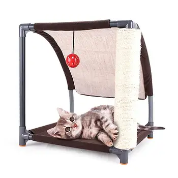 Sisal Cat Grinding Toy Detachable Combination Kitten Climbing Frame Comfortable Soft DIY Cat Bed
Sisal Cat Grinding Toy Detachable Combination Kitten Climbing Frame Comfortable Soft DIY Cat Bed