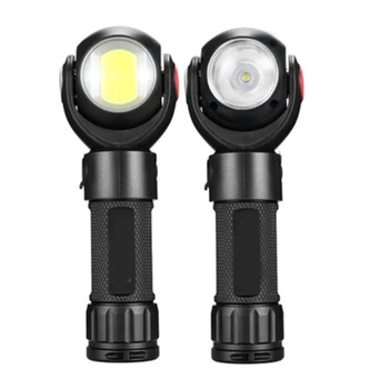 360 Degree Rotating Magnet LED USB Chargeable Flashlight Torch Work Light for Outdoor Lighting --M25
360 Degree Rotating Magnet LED USB Chargeable Flashlight Torch Work Light for Outdoor Lighting --M25