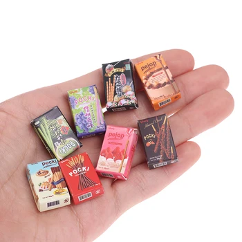 Scale Miniature Dollhouse Food Cookies Boxes Mini Chocolate Doll Food for Barbies BJD Doll Kitchen Toys
Scale Miniature Dollhouse Food Cookies Boxes Mini Chocolate Doll Food for Barbies BJD Doll Kitchen Toys