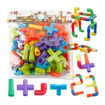 DIY Pipes Puzzle Assembling Interlocking Set Children Educational Plastic Tube Waterpipe Pipeline Building Construction Toys Set
DIY Pipes Puzzle Assembling Interlocking Set Children Educational Plastic Tube Waterpipe Pipeline Building Construction Toys Set