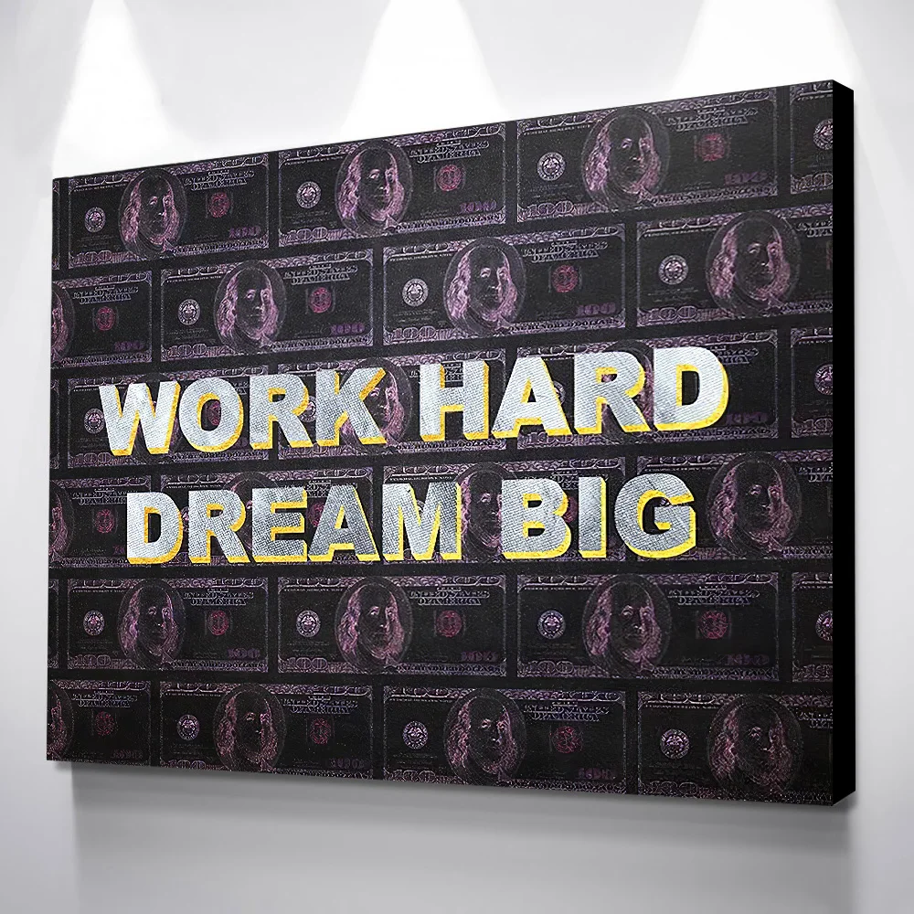 Modular Canvas Minimalist Painting Inspirational Quote Home Decor Picture Money Printed Nordic Poster For Bedroom Wall Art Frame
Modular Canvas Minimalist Painting Inspirational Quote Home Decor Picture Money Printed Nordic Poster For Bedroom Wall Art Frame