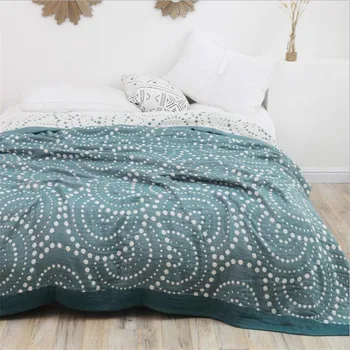 Cotton Gauze Air-condition Blanket Muslin Blanket Soft Throw Plaid For Adults Knitted Bedspread travel blanket 150*200/200*230cm 
Cotton Gauze Air-condition Blanket Muslin Blanket Soft Throw Plaid For Adults Knitted Bedspread travel blanket 150*200/200*230cm