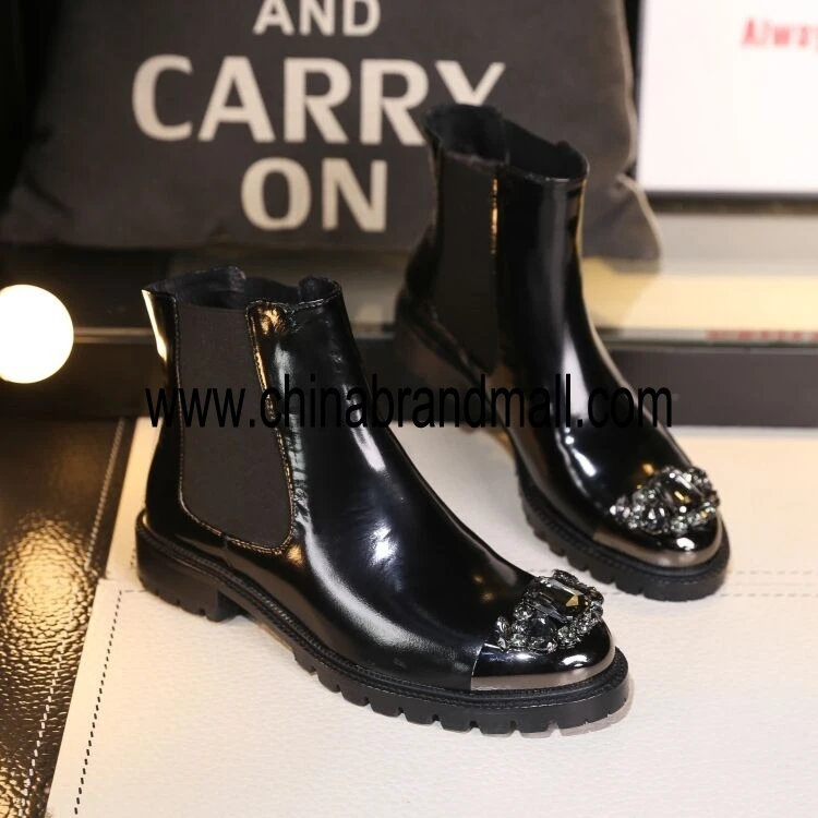 Handmade Luxury Brand Cow Leather Autumn Winter Warm Women Boots Fashion Crystal Short Chelsea Boots Vintage Motorcycle Boots
Handmade Luxury Brand Cow Leather Autumn Winter Warm Women Boots Fashion Crystal Short Chelsea Boots Vintage Motorcycle Boots