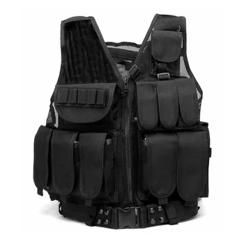 Military Tactical Molle Vest Outdoor Paintball Vest Airsoft Shooting Assault Plate Carrier Vest With Holster Hunting Accessories 
Military Tactical Molle Vest Outdoor Paintball Vest Airsoft Shooting Assault Plate Carrier Vest With Holster Hunting Accessories